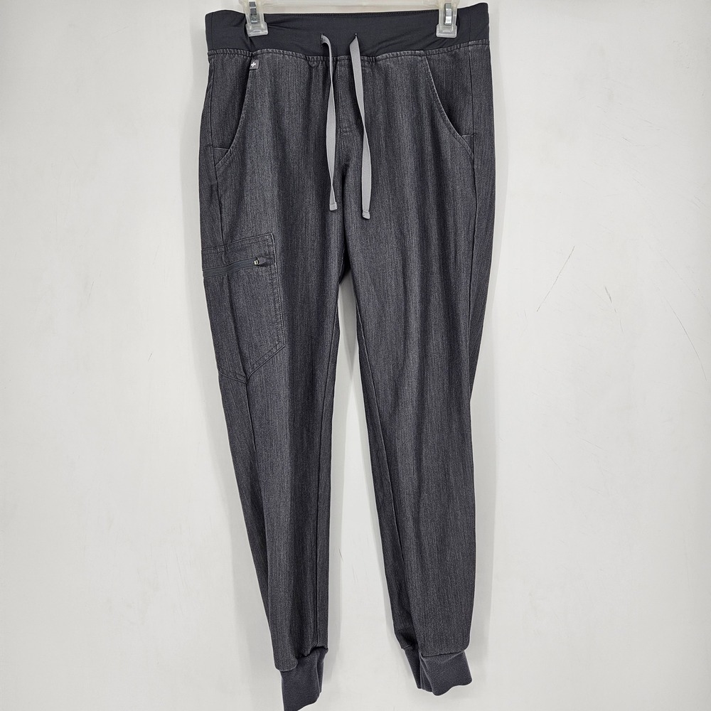 FIGS Zamora Jogger Pants Womens Small‎ Gray Technical Scrub Medical